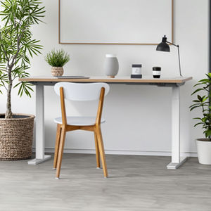 Escritorio de Computadora Metálico Plegable de Altura Ajustable con Doble Motor ZGO, Muebles Modernos para Oficina en Casa, Dormitorio, <span class=keywords><strong>China</strong></span> - Product Image 2