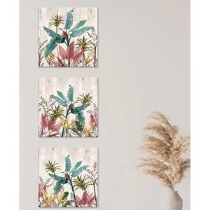 Peinture sur toile Feuilles de bananier du monde entier 57x57 cm Assortiment - Product Image 1