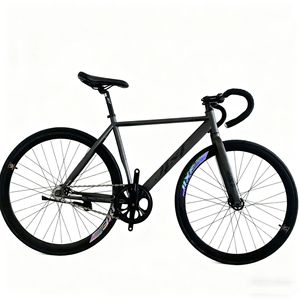 Vélo à pignon fixe pour adultes, cadre en alliage d'aluminium 700-28C, vélo de route unisexe tendance pour le cyclisme et la course, monovitesse - Product Image 1