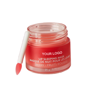 Masque de nuit hydratant pour les lèvres, crème à l'acide hyaluronique en hydrogel, repulpant et nourrissant, fabricant italien, marque privée pour adolescents - Product Image 1