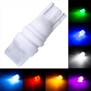 Feux de positionnement LED pour voiture, céramique T10-2835 3W 3SMD, arc-en-ciel RGB, stroboscopique, pour lecture/éclairage latéral/plaque d'immatriculation - Product Image 4