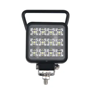 18W LED 자동 램프 휴대용 스위치 사각 12V 24V 트럭 LED 작업등