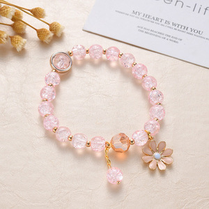 SC-Pulseras de cuentas de los mejores amigos para chicas adolescentes, brazaletes con abalorios de girasol a la moda, brazaletes de cristal coloridos, superventas - Product Image 6
