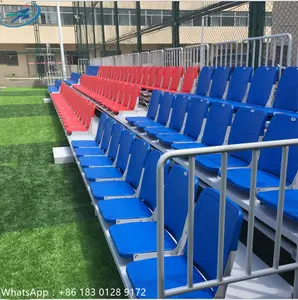 Outdoor Teleskop Tribüne Fußballfeld Stadion Sitz feste Tribünen Sitz Indoor tragbare bewegliche Ständer Sitz