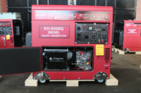 2026 Neuer Food-Trailer Dieselgenerator 8kW Superleise 3-Phasen 220V mit ATS Wasserkühlsystem