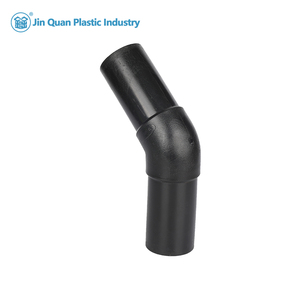 <span class=keywords><strong>Coude</strong></span> en PEHD injecté haute <span class=keywords><strong>pression</strong></span> 45° 1 1/2"-18" Norme américaine conforme ASTM Résistant aux UV Courbure de tuyau DR7.3/DR9/DR11/DR17 - Product Image 2