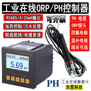 Contrôleur PH/ORP pour les lignes d'eaux usées industrielles, détection et surveillance en ligne avec analyse par électrodes PH et ORP - Product Image 2