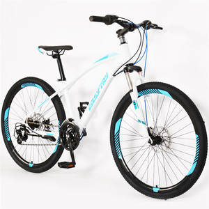 <span class=keywords><strong>Bicicleta</strong></span> de Montaña de <span class=keywords><strong>27</strong></span> <span class=keywords><strong>Pulgadas</strong></span> con Cuadro de Carbono para Hombre y Mujer con Frenos de Disco de 21 Velocidades y Horquilla de Acero - Product Image 4
