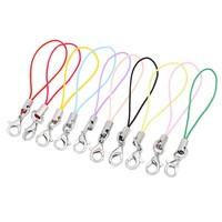Custom Enkele Ring 12Mm Aluminium Lanyard Licht Hond Flexibele Opknoping Tube Beer Fruit Dier Kreeft Gesp Telefoon Sieraden Sleutelhangers