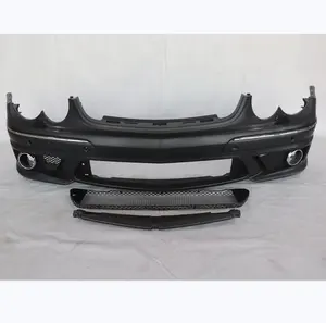 front bumper with hole aluminum grille for mercedes benz clk w209 amg clk63 2003-2009