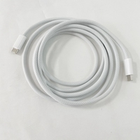 Câble de charge USB C vers USB C PD 2404 60W 480Mbps, en nylon tressé