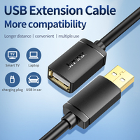 Cable de Extensión USB 2.0 de 5 Metros de Alta Calidad Jasoz, Conductor de Cobre Puro, Blindaje Trenzado, Revestimiento de PVC, Macho a Hembra