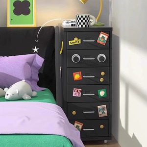 Armoire de rangement étroite SNG-HEMCTG, style tiroir rectangulaire, rangement sous le lit, armoire en métal, étagère mobile, matériau épaissi - Product Image 2