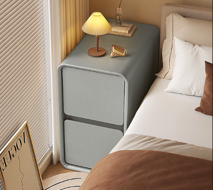 Solid Wood Side <strong>Table</strong> <strong>With</strong> <strong>Drawers</strong> <strong>Narrow</strong> <strong>Bedside</strong> <strong>Table</strong> Free Installation Nightstand - Product Image 5