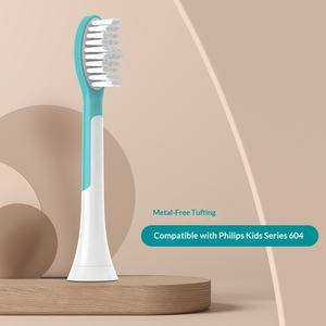 Tête <span class=keywords><strong>de</strong></span> rechange compatible avec les brosses à dents électriques <span class=keywords><strong>Philips</strong></span> HX9023/6063/9033/6730, dotée d'une conception <span class=keywords><strong>de</strong></span> tête <span class=keywords><strong>de</strong></span> brosse incurvée 3D - Product Image 6