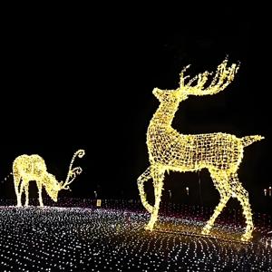 Lampe LED pour sculpture géante de renne pour l'extérieur, parc communautaire, saisonnier, Noël, vacances, affichage étanche avec indice IP65 - Product Image 1