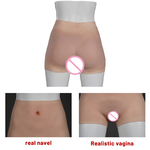 All Cup Half Body Chest Tits Artificial Silicon <b>Breasts</b> Lifelike <b>Crossdresser</b> Silicone Fake Boobs Big Butt Vagina Pants for <b>Men</b> - Product Image 5