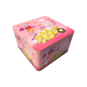 Grande boîte de Noël en fer blanc pour paquet de bonbons et biscuits Latas De Galletas Touristic Round Metal Cake <span class=keywords><strong>Cookie</strong></span> Tin <span class=keywords><strong>Bulk</strong></span> avec couvercle - Product Image 6