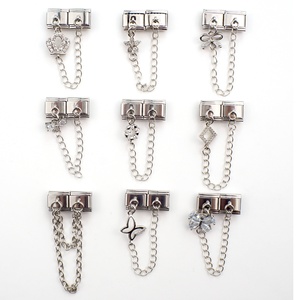 Italian Style Modular Bracelet Pendant Series Personalized Assembly Chain with Tail Hook Fashionable <b>Charm</b> Jewelry - Product Image 1