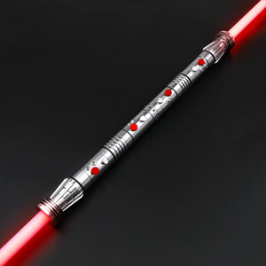 TXQSABER <span class=keywords><strong>DARTH</strong></span> <span class=keywords><strong>MAUL</strong></span> – <span class=keywords><strong>sabre</strong></span> <span class=keywords><strong>laser</strong></span> à poignée en métal amovible à Double lame, sabres à lumière rouge, Flash en cas <span class=keywords><strong>de</strong></span> collision, pour la livraison directe - Product Image 5
