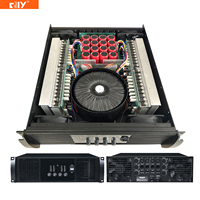 Amplificador de Potencia Profesional ER1000/ER1200 de 4 Canales, 3U, Alta Potencia 1000W/1200W*4Ch, Clase H, Doble Transformador, para Salas de Baile y Escenarios