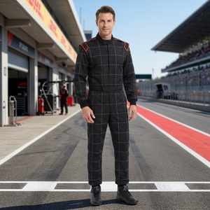 Traje de Carreras de Karting OEM, Chaqueta de Otoño Transpirable, Resistente al Viento, Talla Grande, Dos Capas, Impermeable, Anti-UV, Ignífugo - Product Image 3