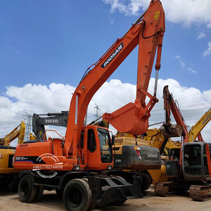 Maquinaria Hidráulica para Movimiento de Tierras, Modelo 2018, 21 Toneladas, Excavadora de Ruedas Usada Doosan DH210W-7 Original, Motor y Caja de Cambios Coreanos - Product Image 1