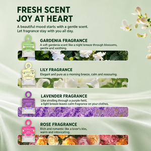 Bolsa Aromatizante para Armario con Fragancia a Lavanda y Rosa, Desodorante para Ropa, Bolsa Perfumada para Armario con Duración de 120-180 Días, Bolsa Ambientadora Antimoho de Tela No Tejida - Product Image 2
