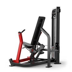 Presse pectorale assise multifonctionnelle en acier réglable pour usage commercial - Product Image 3