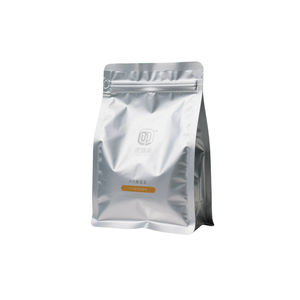 Envasado de alimentos Bolsa de fondo plano personalizada Cierre de cremallera Bolsas de café de fondo plano con válvula - Product Image 5