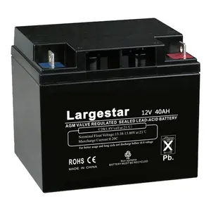 China Guter Lieferant 12v 40ah Solar Gel Motorrad batterie