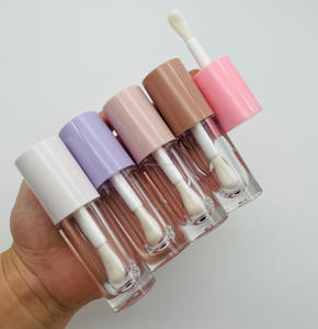 Nouveaux Tubes de Brillant à Lèvres Grande Capacité avec Pinceau 6.5ml, Emballage pour Gloss Personnalisé, Marque Privée, Rose Vif, Blanc, Tubes à Lèvres 5ml - Product Image 4