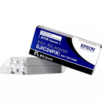 Pour Epson TM-C3520 C3500 cartouche d'encre Sjic24p Sjic22p Cmyk cartouche d'encre rechargeable réservoir d'encre pour Epson C3520 C3500 encres d'imprimante