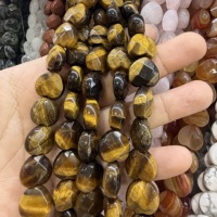 Perles en pierre naturelle facettées en forme de cœur de 15 mm, œil de tigre, améthyste, agate rouge, cristaux, pierres précieuses en vrac pour la création de bijoux