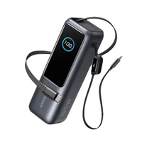 Anker Zolo A1695 25000mAh 165W Power Bank ultra-rapide avec câble double rétractable Type-C pour iPhone/Samsung/Xiaomi et ordinateurs portables
