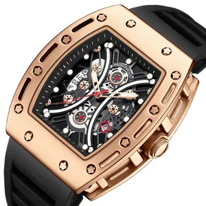 运动顶级品牌奢华男士石英商务男士钟表迷你焦点手表时尚休闲手表设计男士计时手表