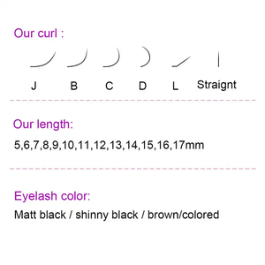 Yy 3d-8d w आकार व्यक्तिगत झूठी पलकों के सिंथेटिक बालों को हस्तनिर्मित क्रूरता-मुक्त क्लैवर 3d-8d w फ्लैश एक्सटेंशन - Product Image 3