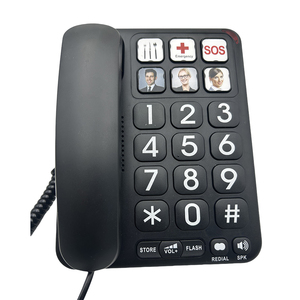 Usine-Simple numérotation rapide d'urgence pour personnes âgées Big Key Seniors Phone Big Button Téléphone filaire pour personnes âgées - Product Image 2