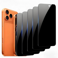 Verre trempé pour la protection de la vie privée pour iPhone 18 17 16 15 Pro Max 14 Plus 13 Mini 12 11, anti-traces de doigts, protection d'écran complète