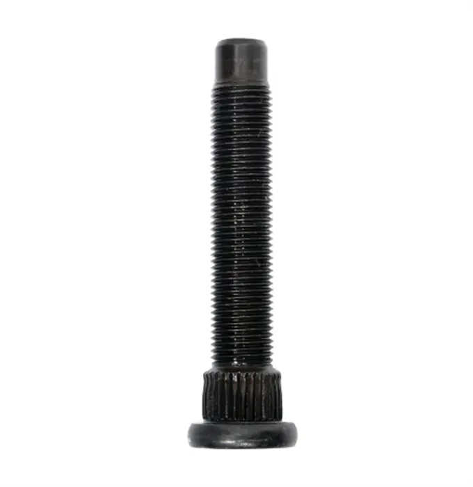 High grade SAE 8740 steel black Press-In 1/2-20 in x 3 in Long Knurl Wheel bolt Studs by your drawings