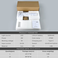 Lampe de table sans fil au design moderne, rechargeable, à LED, alimentée par batterie, en tissu, pour restaurants, chambres, lampe de table tactile