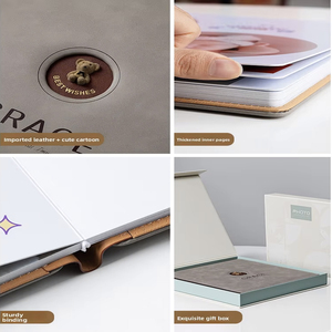 <span class=keywords><strong>Album</strong></span> <span class=keywords><strong>photo</strong></span> et livre commémoratifs de la croissance des enfants, personnalisés, avec une sensation haut de gamme, reliure agrafée et photos de bébé - Product Image 3