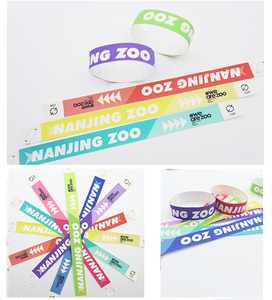 Dupont Tyvek özel baskılı bileklikler festivaller olaylar eğlence parkları için kağıt bilezikler promosyon parti malzemeleri - Product Image 3