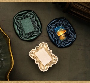 Meilleur <span class=keywords><strong>prix</strong></span> série de frontières rétro cadre photo de style européen motifs rétro tête de <span class=keywords><strong>timbre</strong></span> de sceau de cire - Product Image 6