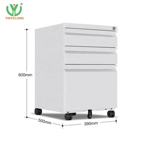 Tủ hồ sơ di động bằng thép có 3 ngăn kéo, để dưới bàn làm việc Yinlong - Product Image 2