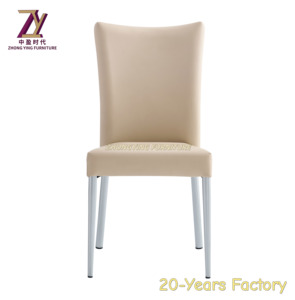 Meubles de restaurant en cuir de luxe Offres Spéciales modernes chaises de salle à manger empilables en fer métallique pour la maison hôtel restaurants vente en gros - Product Image 2