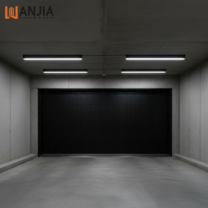 Porte de <span class=keywords><strong>garage</strong></span> sectionnelle isolée en aluminium coupe-vent 16x7, panneaux entièrement en aluminium - Product Image 2