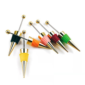 Wine Stopper 5 Color Silicone Sealing Bottle <b>Cap</b> For Wine Bottle Party Gift - Product Image 4