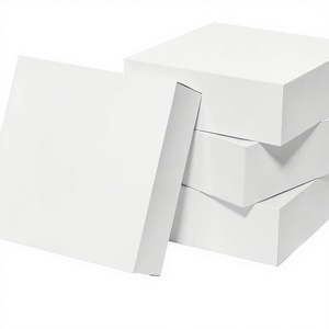 Cajas de Regalo de Cartón Corrugado Blanco Reciclable con Tapas y Forro de Esponja, Cajas de Envío Personalizables para Ropa - Product Image 3