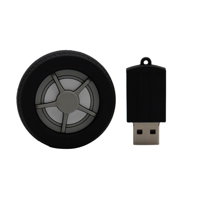 Custom Car Tyre PVC USB Flash 2.0 Animal Design 32GB 8GB 128GB Keychain Airplane Shape Memorias Custom Truack Shape Pendrive